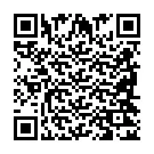 QR-code voor telefoonnummer +2698422073