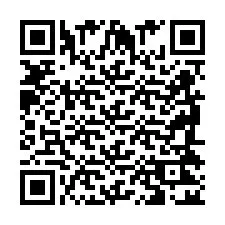 QR код за телефонен номер +2698422090