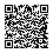 Codice QR per il numero di telefono +2698422126