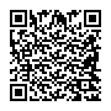 QR-code voor telefoonnummer +2698422127