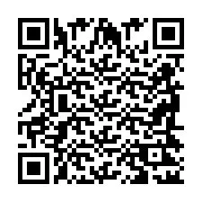 QR-koodi puhelinnumerolle +2698422145