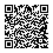 QR Code pour le numéro de téléphone +2698422163