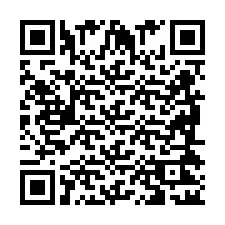 Código QR para número de teléfono +2698422182