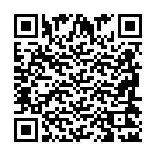 QR Code pour le numéro de téléphone +2698422185