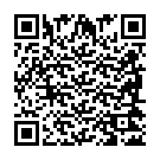 Codice QR per il numero di telefono +2698422282