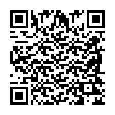 QR Code pour le numéro de téléphone +2698422449