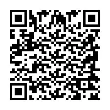 Codice QR per il numero di telefono +2698422488