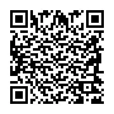 QR-koodi puhelinnumerolle +2698422600