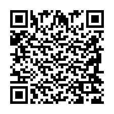 Código QR para número de telefone +2698422670