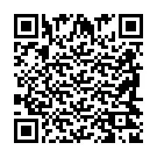 Código QR para número de teléfono +2698422821