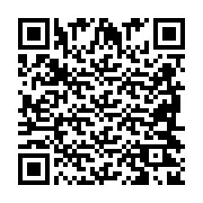 QR-code voor telefoonnummer +2698422833