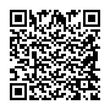 Codice QR per il numero di telefono +2698422869