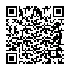 Código QR para número de telefone +2698422889