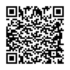 Codice QR per il numero di telefono +2698422894