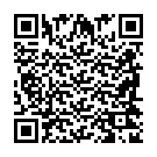 Codice QR per il numero di telefono +2698422895