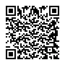 Codice QR per il numero di telefono +2698422906