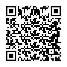 Codice QR per il numero di telefono +2698422975