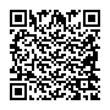 Código QR para número de teléfono +2698422993