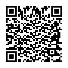 QR-code voor telefoonnummer +2698423003