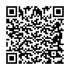 Código QR para número de teléfono +2698423007