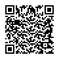 Codice QR per il numero di telefono +2698423008