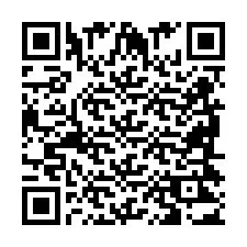 Codice QR per il numero di telefono +2698423043