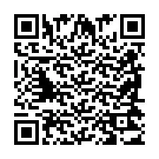 Codice QR per il numero di telefono +2698423089