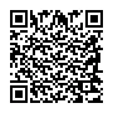 QR код за телефонен номер +2698423090