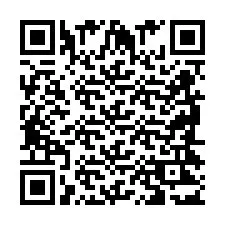 QR-code voor telefoonnummer +2698423158