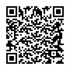 Código QR para número de telefone +2698423431