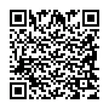 QR-code voor telefoonnummer +2698423452