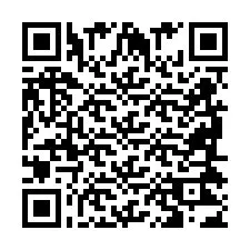 QR-code voor telefoonnummer +2698423483