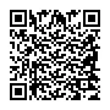 QR-code voor telefoonnummer +2698423493