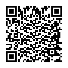 QR-code voor telefoonnummer +2698423496