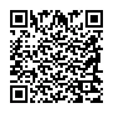 QR-code voor telefoonnummer +2698423501