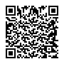 QR-code voor telefoonnummer +2698423538