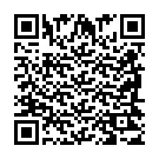 QR-code voor telefoonnummer +2698423544