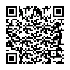 Código QR para número de telefone +2698423584