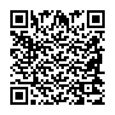 Código QR para número de telefone +2698423587