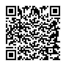 Codice QR per il numero di telefono +2698423588