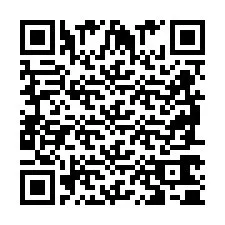 QR-code voor telefoonnummer +2698760588