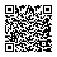 Código QR para número de telefone +2698760738