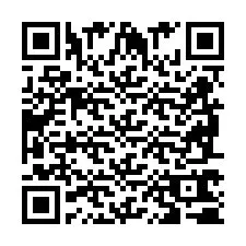 QR-code voor telefoonnummer +2698760742