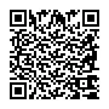 Codice QR per il numero di telefono +2698760782