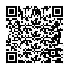 QR-code voor telefoonnummer +2698760796