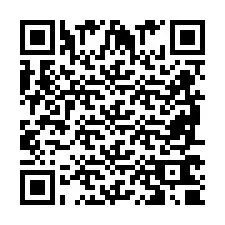 QR-код для номера телефона +2698760827