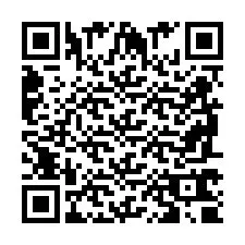 Codice QR per il numero di telefono +2698760845