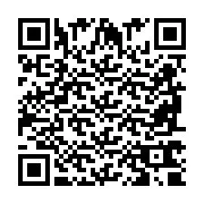 QR код за телефонен номер +2698760847