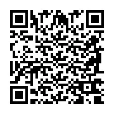 QR код за телефонен номер +2698760854