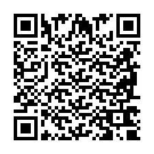 Codice QR per il numero di telefono +2698760856